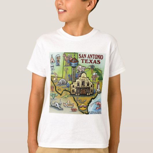 San Antonio TX T-Shirt (Vorderseite)