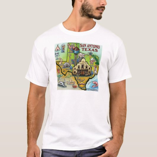 San Antonio TX T-Shirt (Vorderseite)