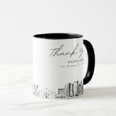 San Antonio Wedding Simple Custom Coffee Tasse (VorderseiteRechts)