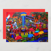 San- Antonioeinladung Einladung (Vorne/Hinten)