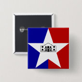 San- Antonioflagge Button (Vorne & Hinten)