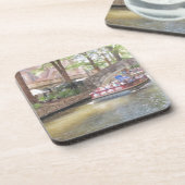 San- Antoniofluss-Weg Getränkeuntersetzer (Linke Seite)