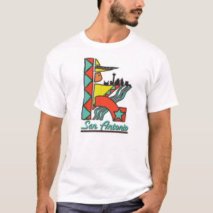 San- Antoniographik-T-Shirt T-Shirt