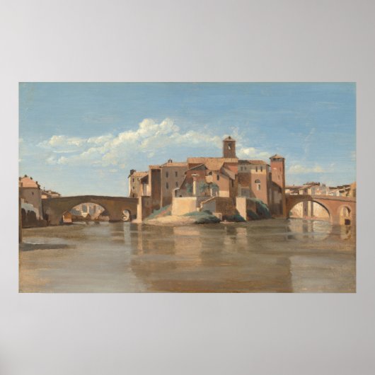 San Bartolomeo - Jean-Baptiste - Corot Fine Art Poster (Vorne)