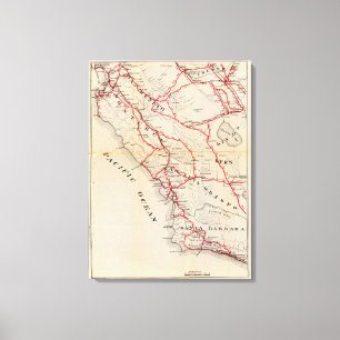 San Benito, Fresno, Monterey, San Luis Obispo Leinwanddruck