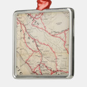 San Benito, Fresno, Monterey, San Luis Obispo Ornament Aus Metall (Links)