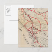 San Benito, Fresno, Monterey, San Luis Obispo Postkarte (Vorne/Hinten)