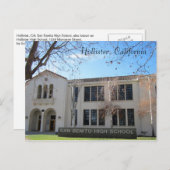 San Benito Highschool Postkarte (Vorne/Hinten)
