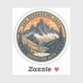 San Bernardino Albergo Colmanicchio Aufkleber (Blatt)