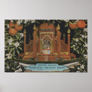 San Bernardino, CA - 22. Nationale Orange Show Poster