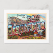 San Bernardino California CA Large Letter Postcard Postkarte (Vorderseite)