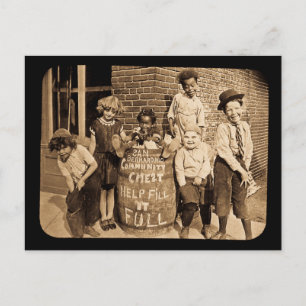 San Bernardino Community Chest - Vintage Postkarte