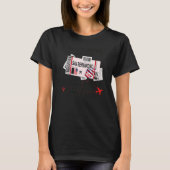 San Bernardino Girl San Bernardino Boarding Pass T-Shirt (Vorderseite)