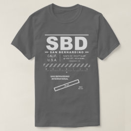 San Bernardino Internationaler Flughafen SBD T - S T-Shirt