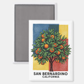 San Bernardino Magnet (Vorderseite/Rückseite)