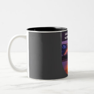 San Bernardino Nationalwald - Kalifornien Zweifarbige Tasse