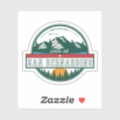 San Bernardino Pass - Nostalgie Treviso Aufkleber (Blatt)