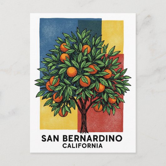San Bernardino Postkarte (Vorderseite)