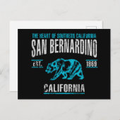 San Bernardino Postkarte (Vorne/Hinten)