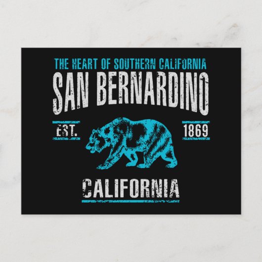 San Bernardino Postkarte (Vorderseite)