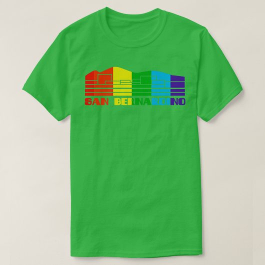 San Bernardino Pride San Bernardino LGBT Geschenk T-Shirt (Design vorne)