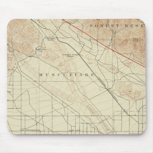 San Bernardino Viereck mit San Andreas-Rift Mousepad (Vorne)