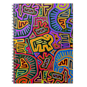 San‑Blas‑Insel Mola‑Collage Notizblock