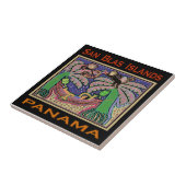 San Blas Inseln Panama Mola Fliese (Seite)
