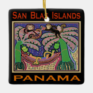 San Blas Inseln Panama Mola Keramikornament