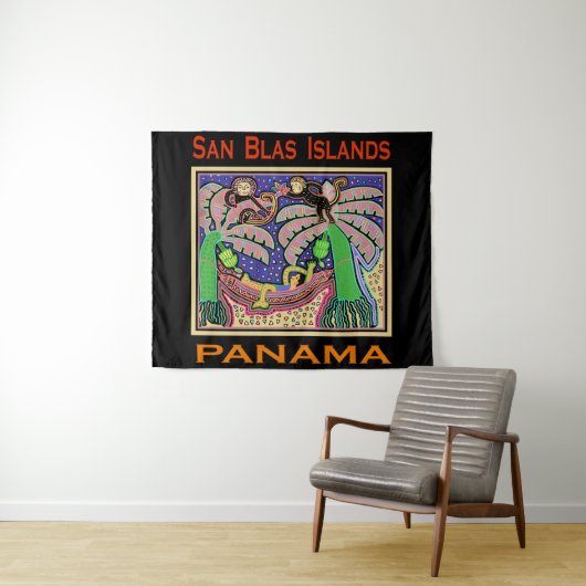 San-Blas-Inseln - Panama Wandteppich (Beispiel (Horizontal))