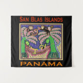 San-Blas-Inseln - Panama Wandteppich (Vorderseite (Horizontal))