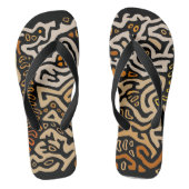 San Blas Island Flip Flops Badesandalen (Fußbett)