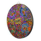 San Blas Island Mola Collage Dartscheibe (Vorderseite rechts)