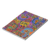 San Blas Island Mola Collage Notizblock (Rotiert)