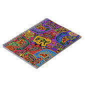 San Blas Island Mola Collage Notizblock (Linke Seite)