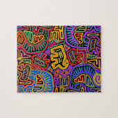 San Blas Island Mola Collage Puzzle (Horizontal)