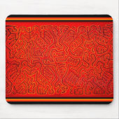 San Blas Island Mola Spirituosen Mousepad (Vorne)