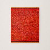 San Blas Island Mola Spirituosen Puzzle (Vertikal)