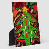 San Blas Island Weihnachtsbaum Mola Fotoplatte (Seite)