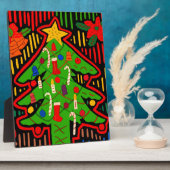 San Blas Island Weihnachtsbaum Mola Fotoplatte (Seite)