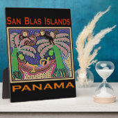 San Blas Islands Panama Mola Fotoplatte (Seite)