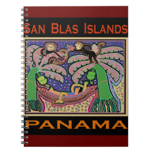 San Blas Islands Panama Mola Notizblock