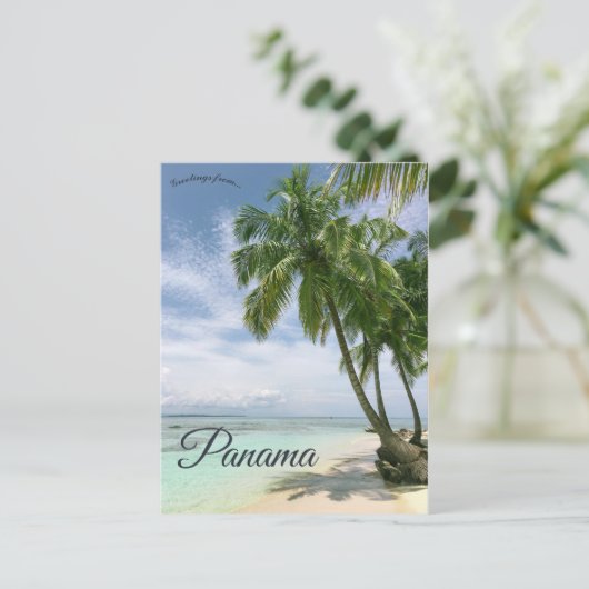 San Blas Islands Panama Postkarte (Stehend Vorderseite)