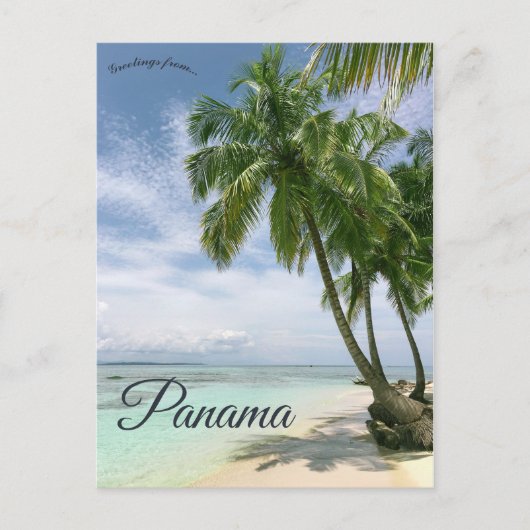 San Blas Islands Panama Postkarte (Vorderseite)