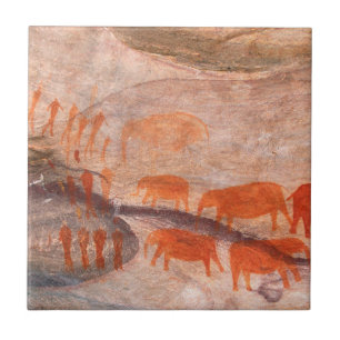 San, Bushman-Felsmalerei, Cederberg-Wilderness Fliese