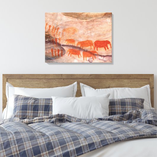 San, Bushman Rock Art, Cederberg Wilderness Leinwanddruck (Insitu (Schlafzimmer))