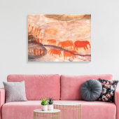 San, Bushman Rock Art, Cederberg Wilderness Leinwanddruck (Insitu (Wohnzimmer))