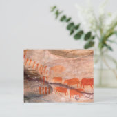 San, Bushman Rock Art, Cederberg Wilderness Postkarte (Stehend Vorderseite)