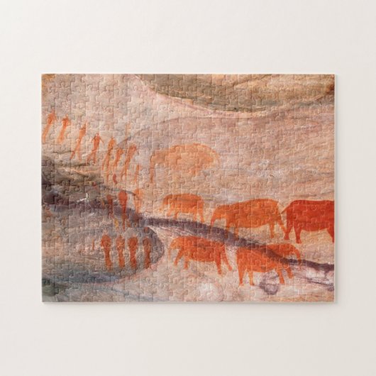 San, Bushman Rock Art, Cederberg Wilderness Puzzle (Horizontal)