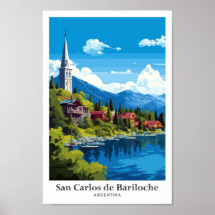 San Carlos de Bariloche Argentinien Poster